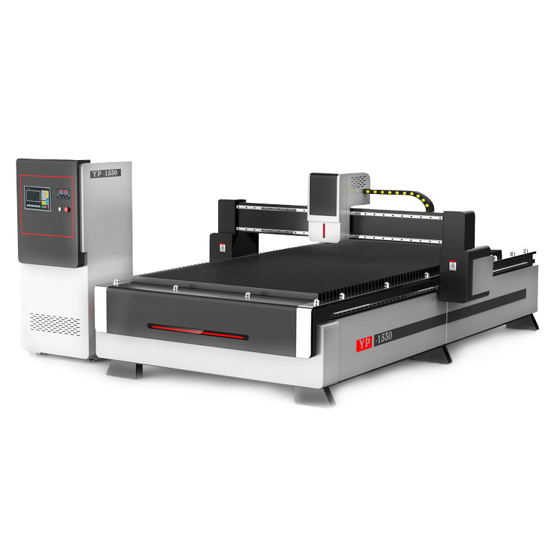 เครื่องตัดเลเซอร์ CNC โลหะและพลาสม่าขนาด 1500w