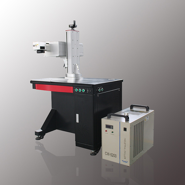 355nm 3D 5W UV Laser Marking Machine สำหรับผ้ากระดาษแก้วพลาสติก